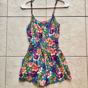 Summer Floral Romper